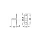 PLASTIC CLOSET ROLLER CATCH / WHITE CATCHES