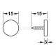 BROWN ADJUSTABLE MAGNETIC CATCH / 4 Kg FURNITURE MAGNETS