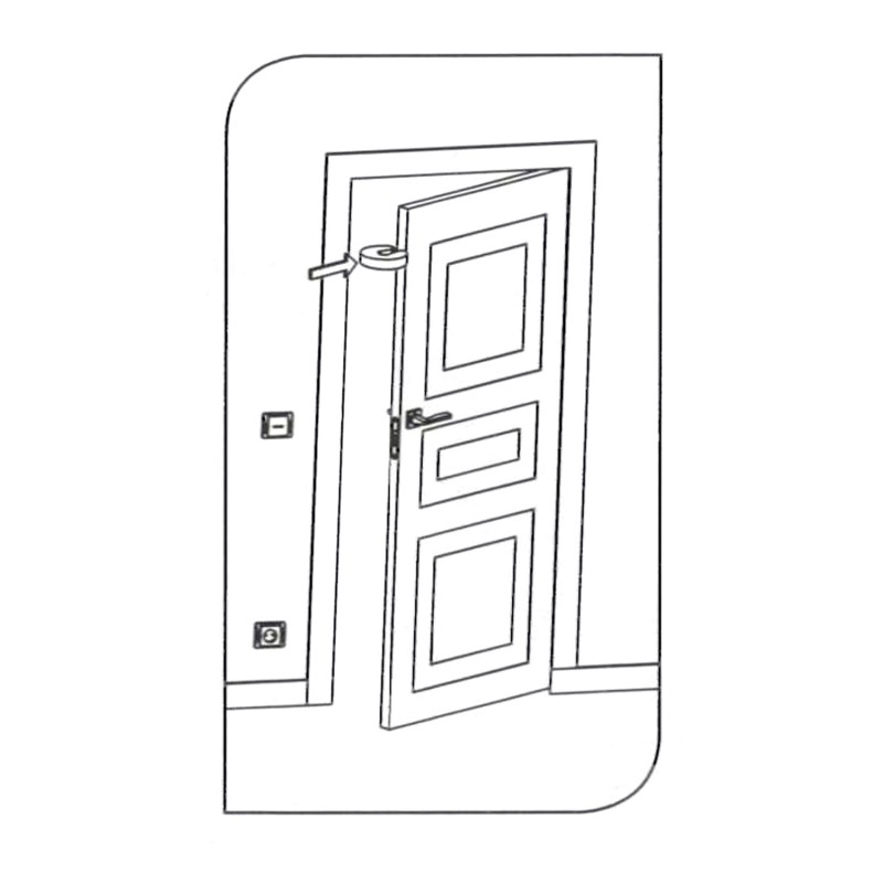 FINGER GUARD FOR DOORS / WHITE