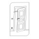 FINGER GUARD FOR DOORS / WHITE