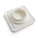 ABSORBER SQUARE VENT COVER / 18x18 cm / D. 12.4 cm