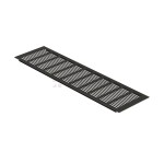 VENTILATION GRILLE COVER 12x45 cm / MAT BLACK