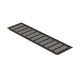 VENTILATION GRILLE COVER 12x45 cm / MAT BLACK