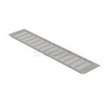 VENTILATION GRILLE COVER 12x60 cm / MAT ALUMINIUM