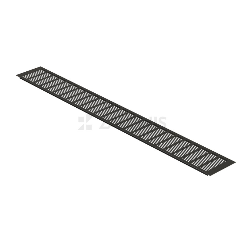 VENTILATION GRILLE COVER 12x100 cm / MAT BLACK