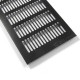 VENTILATION GRILLE COVER 12x60 cm / MAT BLACK