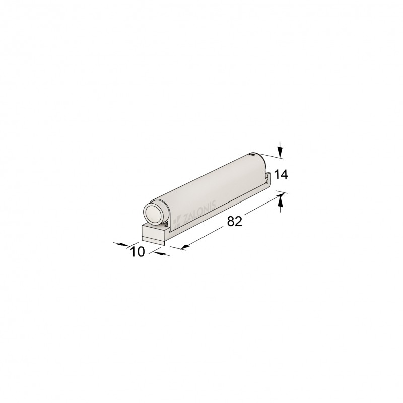 PUSH TO OPEN INDAUX / WHITE PUSH