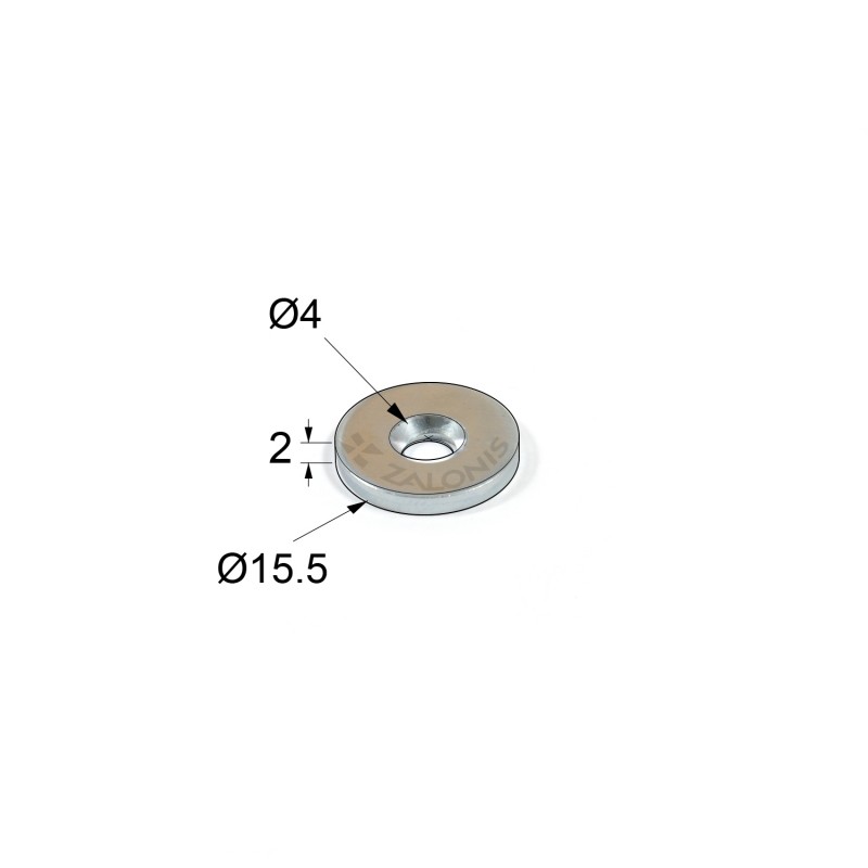 STEEL WASHER FOR MAGNETIC PUSH / GALVANIZED