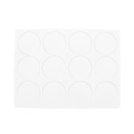 ADHESIVE HOLE COVER D.25 WHITE