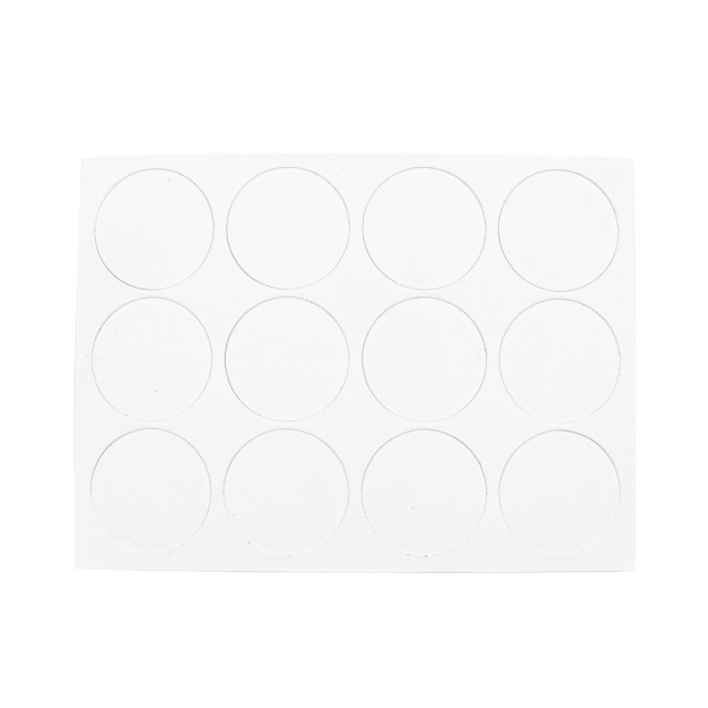ADHESIVE HOLE COVER D.25 WHITE