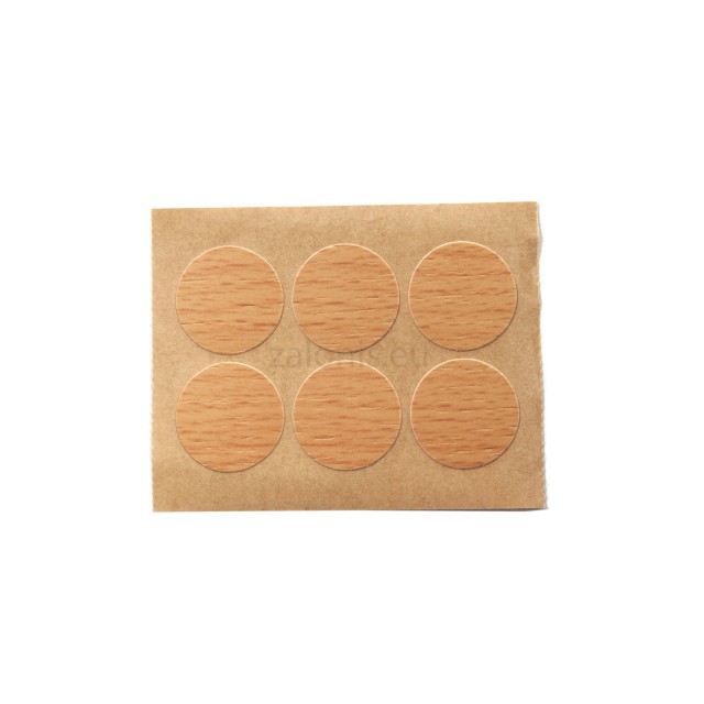 ADHESIVE HOLE COVER D.25 BEECH