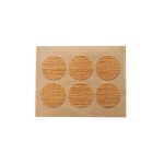 ADHESIVE HOLE COVER D.25 MIDTONE OAK