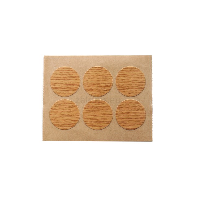 ADHESIVE HOLE COVER D.25 MIDTONE OAK