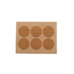 ADHESIVE HOLE COVER D.25 DARK OAK