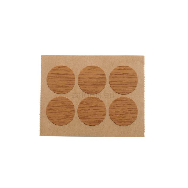 ADHESIVE HOLE COVER D.25 DARK OAK