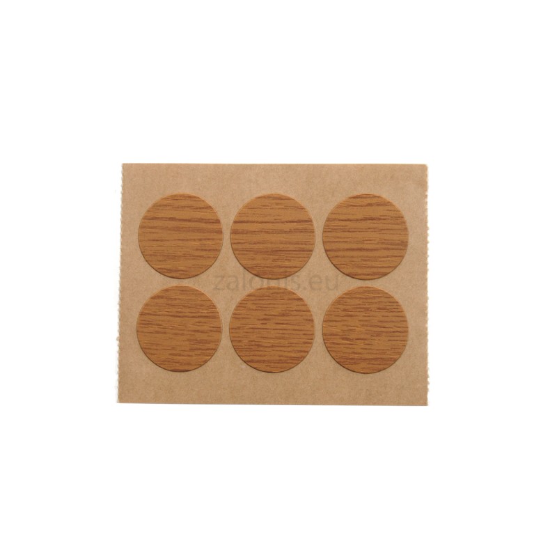 ADHESIVE HOLE COVER D.25 DARK OAK