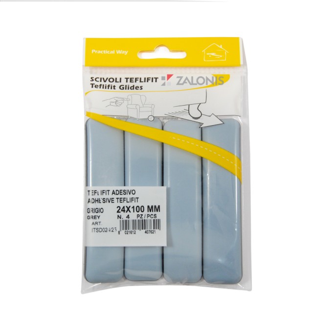 ADHESIVE GLIDE 24x100 / GRAY / 4 PIECES