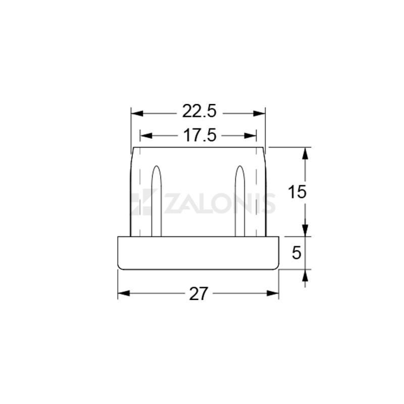 ΤΑΠΑ ΧΩΝΕΥΤΗ ΜΑΥΡΗ / 25x25