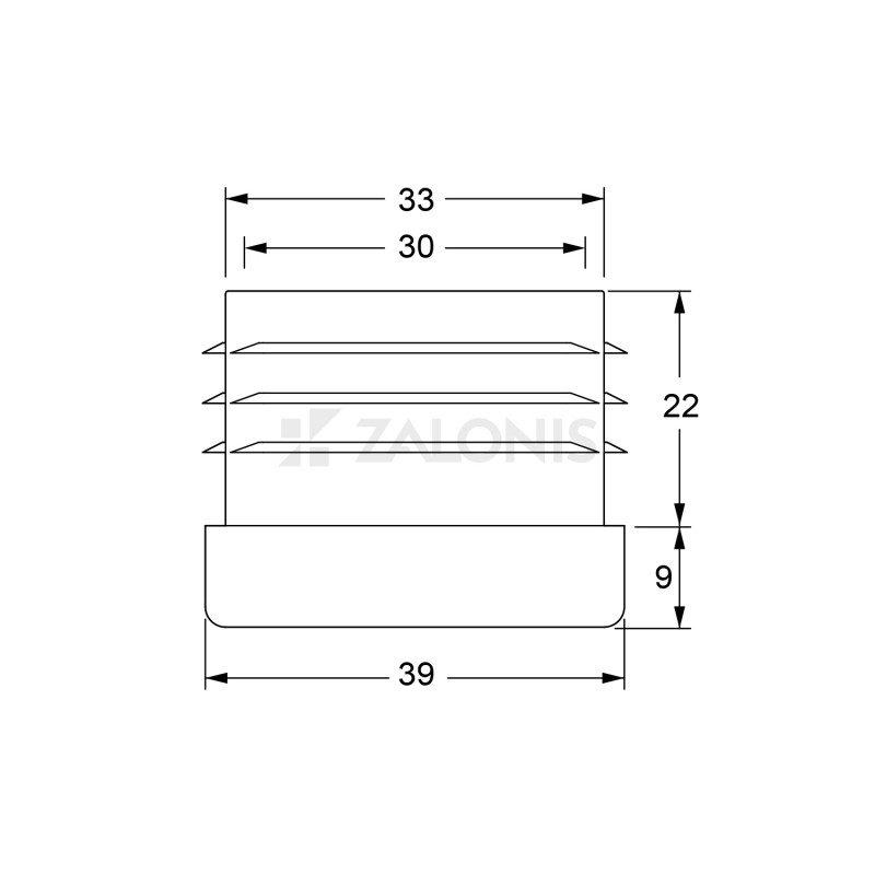 ΤΑΠΑ ΧΩΝΕΥΤΗ ΜΑΥΡΗ / 40x40 / ΜΕ ΠΤΕΡΥΓΙΑ