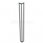 ΠΟΔΙ ΤΡΑΠΕΖΙΟΥ HAIRPIN 3-ROD VINTAGE / Υ.820 / ΜΑΥΡΟ ΜΑΤ
