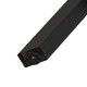 ΠΟΔΙ ΤΡΑΠΕΖΙΟΥ X m.680 80x80 / Υ. 730 / ΜΑΥΡΟ ΜΑΤ