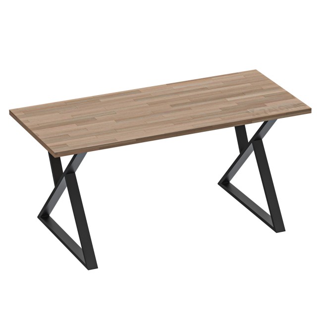Δ-SHAPE TABLE LEG m.685 60x22 H.710 / MAT BLACK