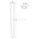 ΠΟΔΙ ΤΡΑΠΕΖΙΟΥ HAIRPIN 2-ROD VINTAGE / Υ.725 / ΓΚΡΙ