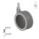 ΡΟΔΑ SR METAL Φ.100 Υ.125 ΣΕΙΡΑ SR METAL / 40-100 Kg