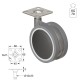 ΡΟΔΑ SR METAL Φ.100 Υ.125 ΣΕΙΡΑ SR METAL / 40-100 Kg