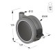 ΡΟΔΑ SR METAL Φ.100 Υ.125 / ΜΕ ΦΡΕΝΟ ΣΕΙΡΑ SR METAL / 40-100 Kg