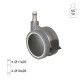 ΡΟΔΑ SR METAL Φ.75 Υ.104 / ΜΕ ΦΡΕΝΟ ΣΕΙΡΑ SR METAL / 40-100 Kg