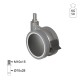 ΡΟΔΑ SR METAL Φ.75 Υ.104 / ΜΕ ΦΡΕΝΟ ΣΕΙΡΑ SR METAL / 40-100 Kg