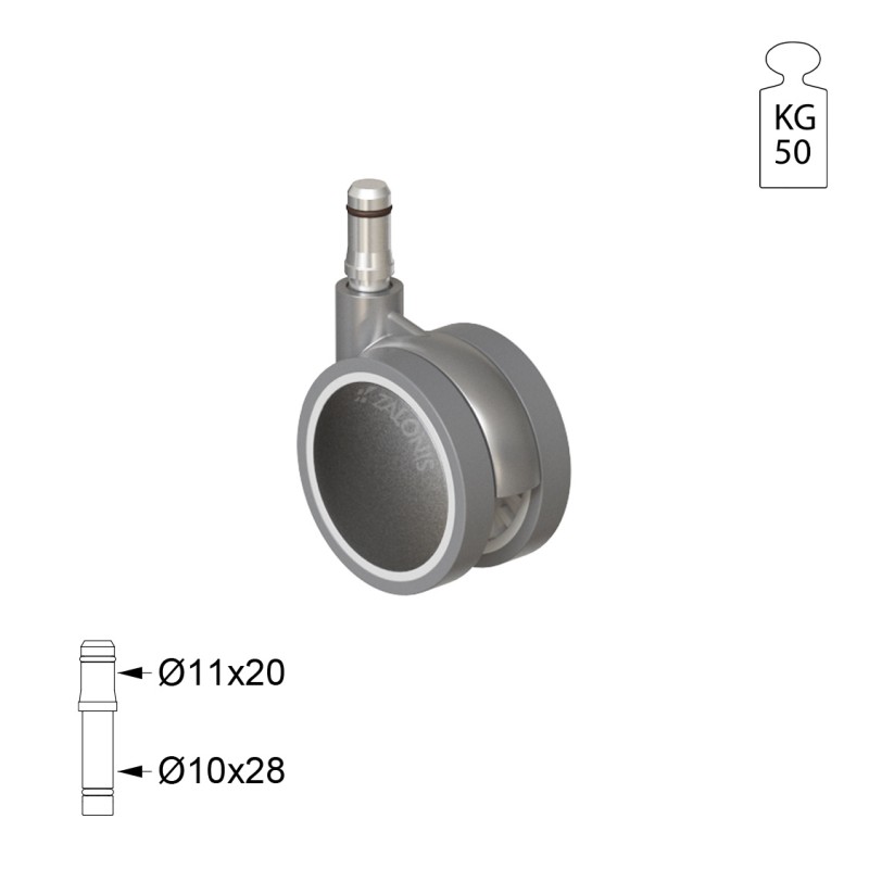 ΡΟΔΑ SR METAL Φ.60 Υ.87