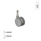 ΡΟΔΑ SR METAL Φ.40 Υ.55 ΣΕΙΡΑ SR METAL / 40-100 Kg