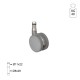 ΡΟΔΑ SR METAL Φ.40 Υ.55 ΣΕΙΡΑ SR METAL / 40-100 Kg