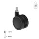 ΡΟΔΑ SR PLASTIC Φ.60 / ΜΑΥΡΟ ΣΕΙΡΑ SR PLASTIC / 40-50 Kg