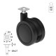 ΡΟΔΑ SR PLASTIC Φ.75 / ΜΑΥΡΟ ΣΕΙΡΑ SR PLASTIC / 40-50 Kg