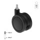 ΡΟΔΑ SR PLASTIC Φ.75 / ΜΑΥΡΟ ΣΕΙΡΑ SR PLASTIC / 40-50 Kg