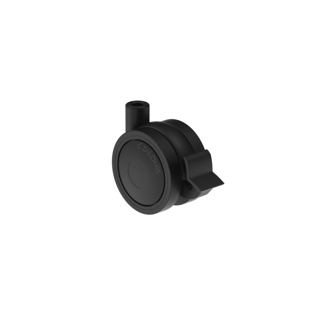 ΡΟΔΑ SR PLASTIC Φ.40 ΜΕ ΦΡΕΝΟ / ΜΑΥΡΟ