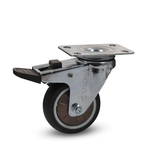 ΡΟΔΑ ΜΕΣΑΙΟΥ ΤΥΠΟΥ 205 Φ.63 ΜΕ ΦΡΕΝΟ / Υ.90 / 45KG