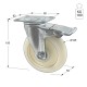 ΡΟΔΑ m.135 ΒΑΡΕΩΣ ΤΥΠΟΥ ΜΕ ΦΡΕΝΟ / Φ.125 / ΠΛΑΚΑ 63x92 / Υ.155 / 100Kg
