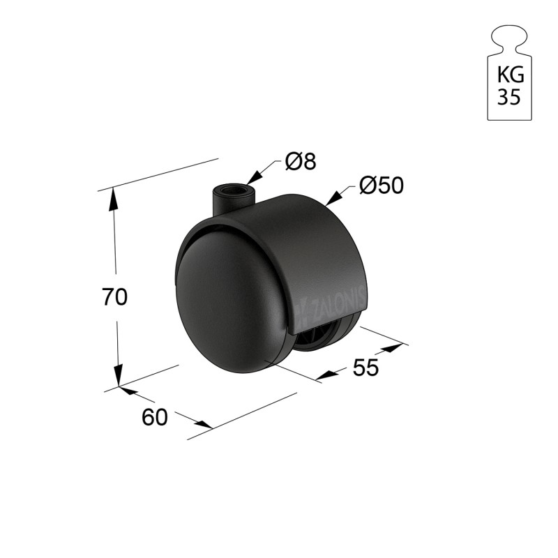 ΡΟΔΑ 1034 Φ.50 ΣΕΙΡΑ 1034 / 25-35 Kg