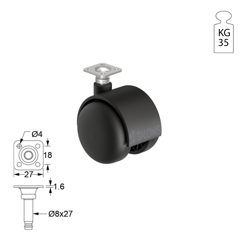 ΡΟΔΑ 1034 Φ.50 ΣΕΙΡΑ 1034 / 25-35 Kg
