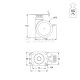 ΡΟΔΑ MEDICAL m.106 Φ.75 ΜΕ ΦΡΕΝΟ / ΠΛΑΚΑ 70x58