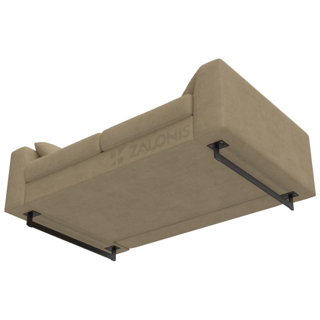 ΠΟΔΙ ΜΠΑΡΑ ΚΑΝΑΠΕ-ΕΠΙΠΛΟΥ ΜΑΚΡΥ m.539 Υ.10 cm / 40x10 / ΜΑΥΡΟ ΜΑΤ