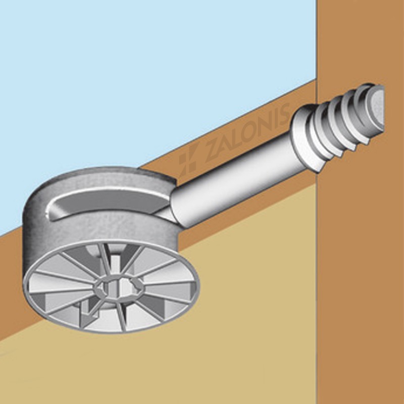 ΦΕΡΑΜΙ ΧΩΝΕΥΤΟ Φ.35x15mm (ξύλο από19mm) ΧΩΝΕΥΤΟΙ ΣΥΝΔΕΣΜΟΙ ΚΑΙ ΒΙΔΕΣ Φ.35