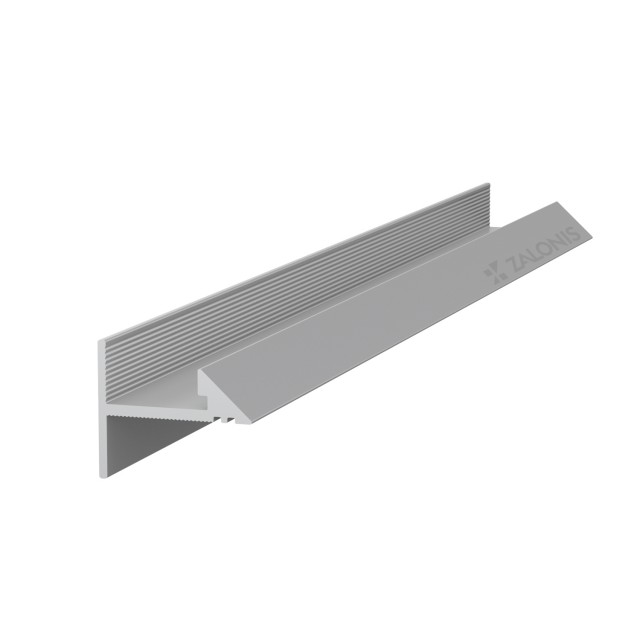 WORKTOP PROFILE WALL END / U 13 mm / MAT ALUMINIUM