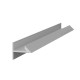 WORKTOP PROFILE WALL END / U 13 mm / MAT ALUMINIUM  SEAL PROFILES
