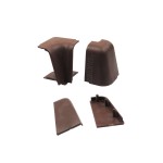 VOLPATO CORNERS-CAPS SET 24x45 / WENGE