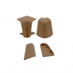 VOLPATO CORNERS-CAPS SET 24x45 / DARK OAK